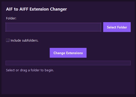AIFtoAIFF Screenshot